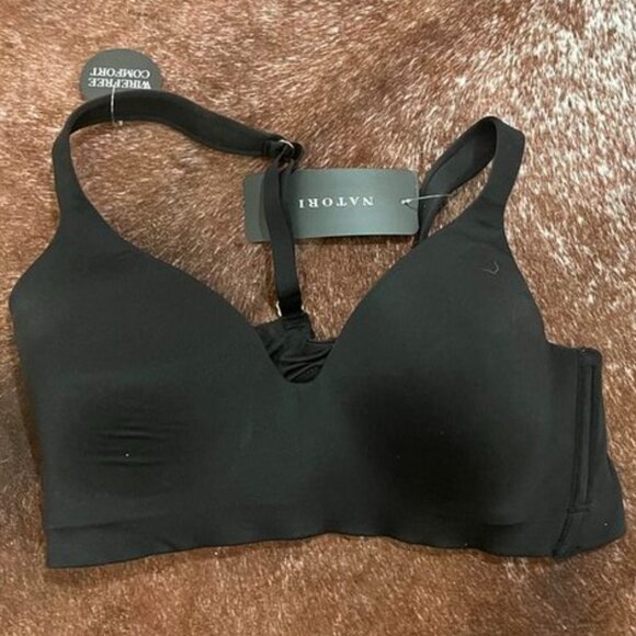 Natori Revelation Contour Underwire T-Shirt Bra Black 36B - Picture 7 of 8